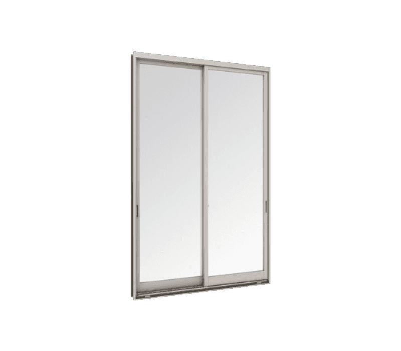 SLIDING DOOR ( 2 PANELS ON 2 TRACKS)