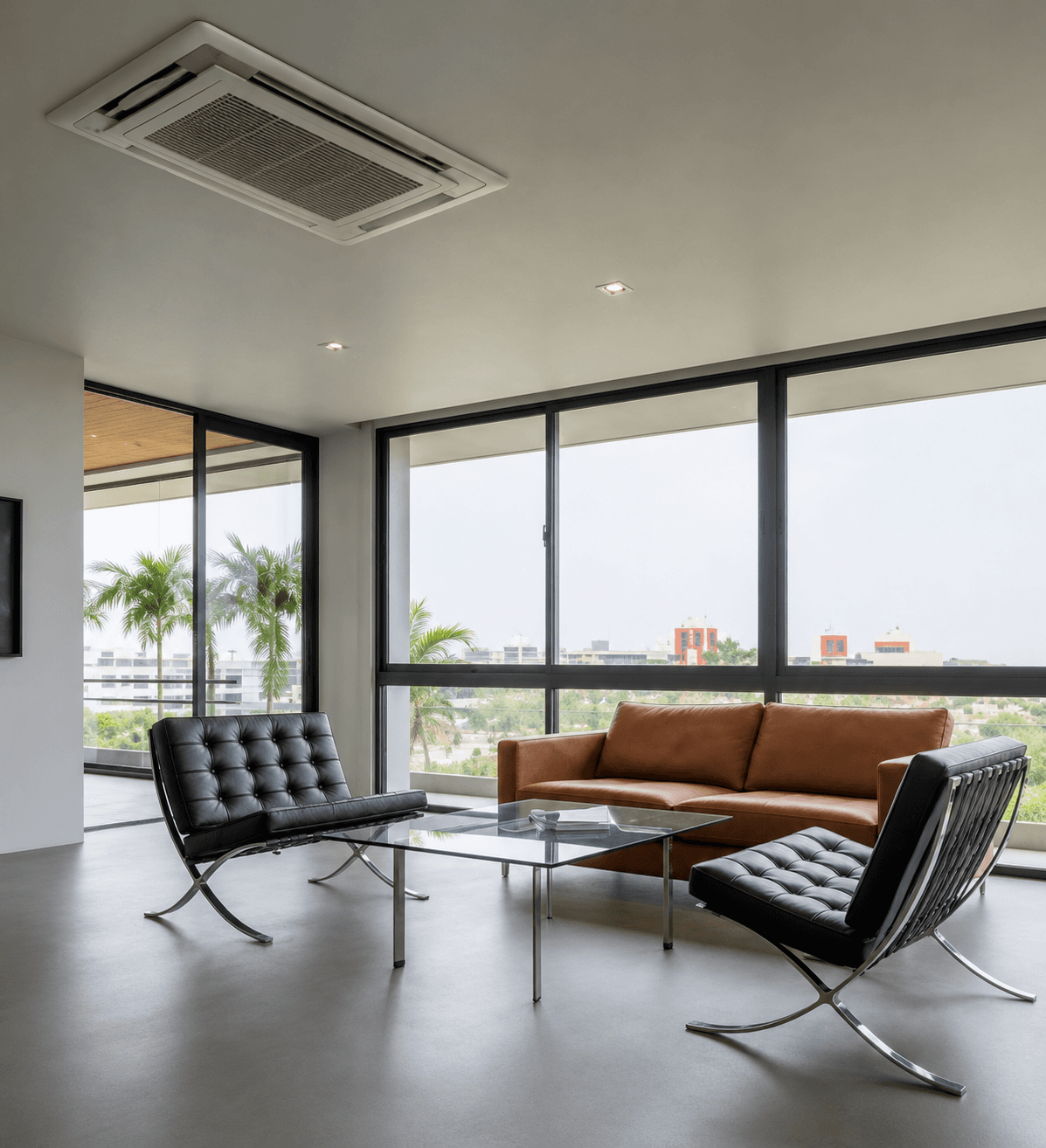 TOSTEM aluminium window and door installation