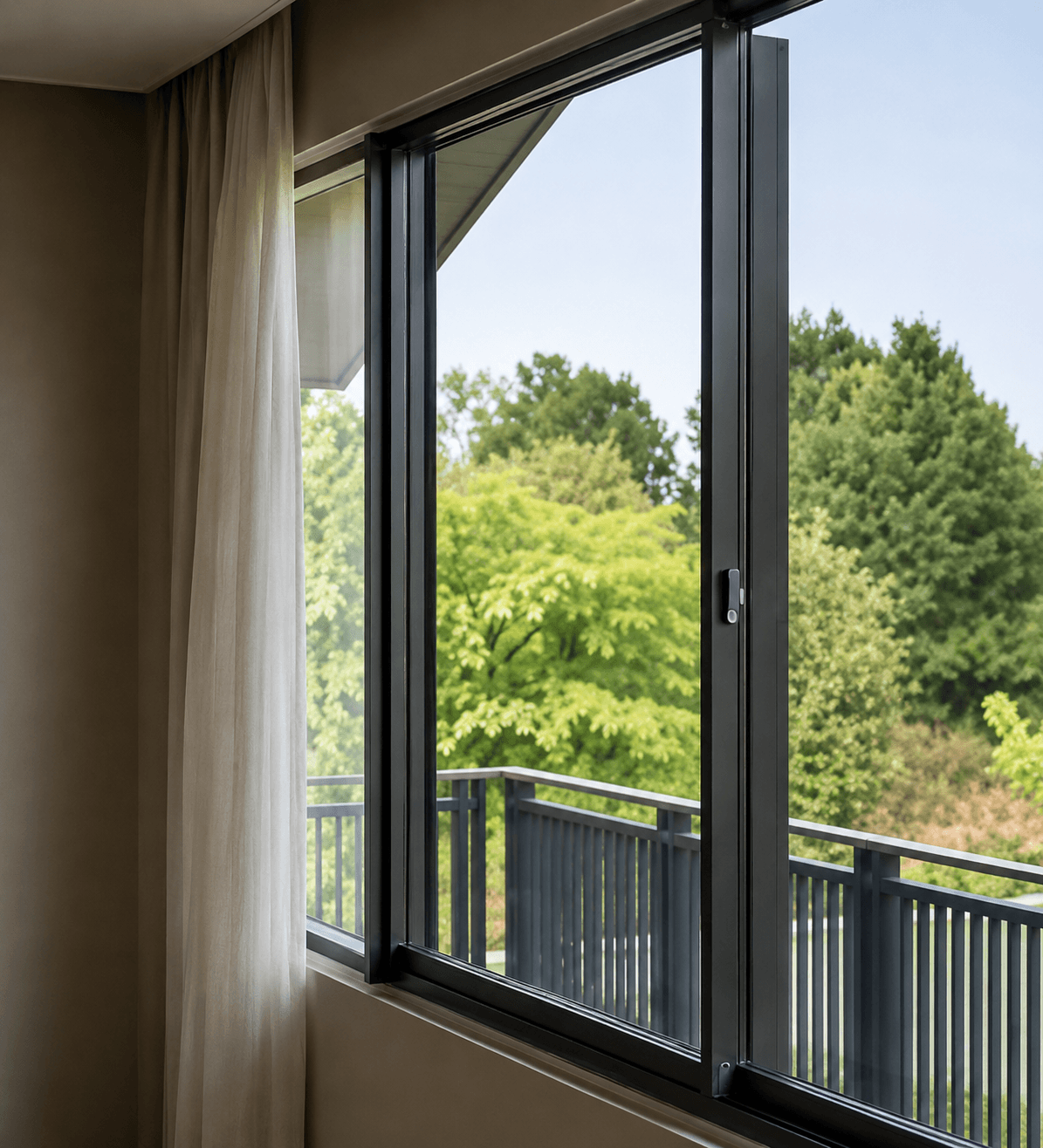 TOSTEM aluminium window and door installation