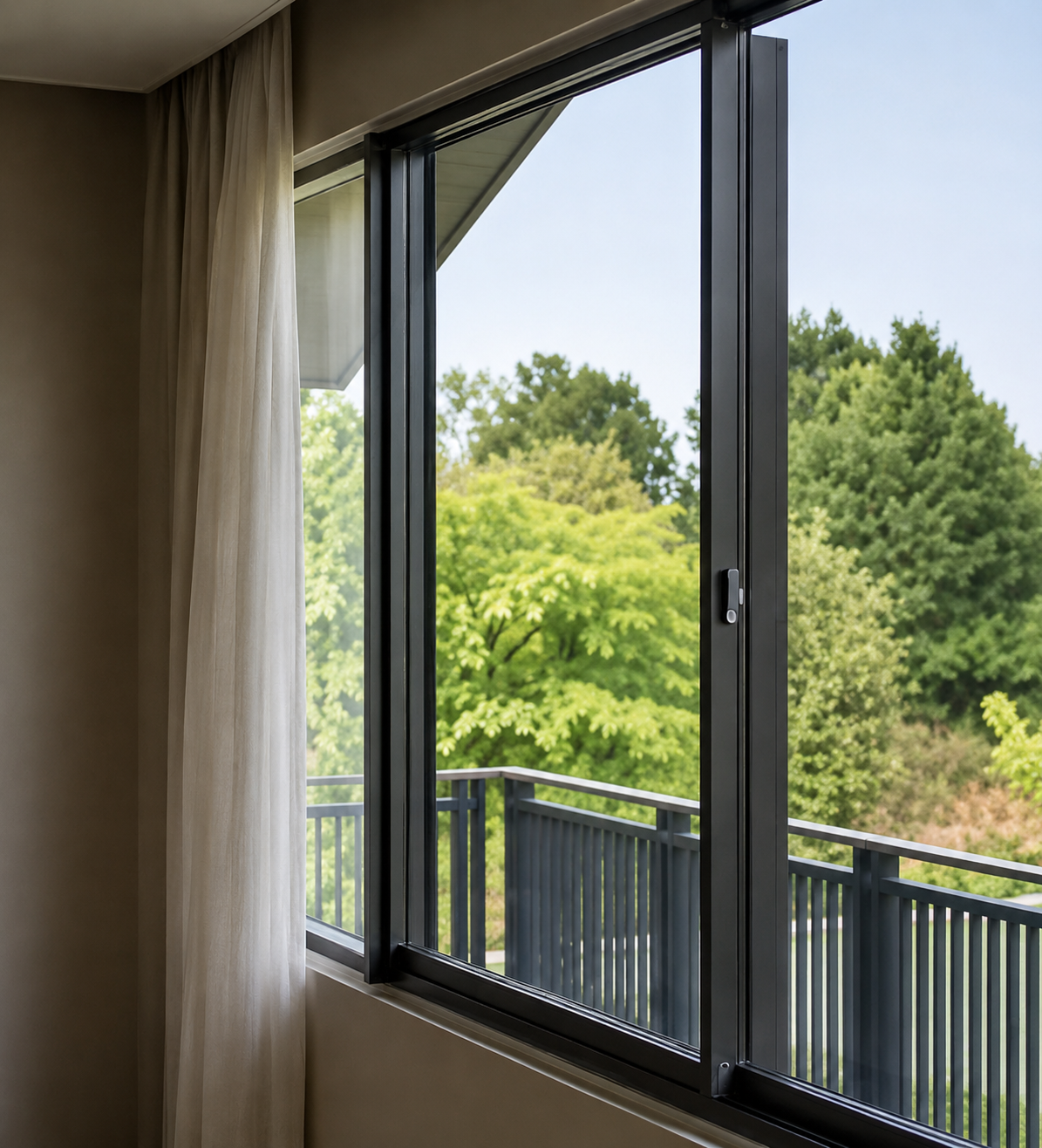 TOSTEM aluminium window and door installation