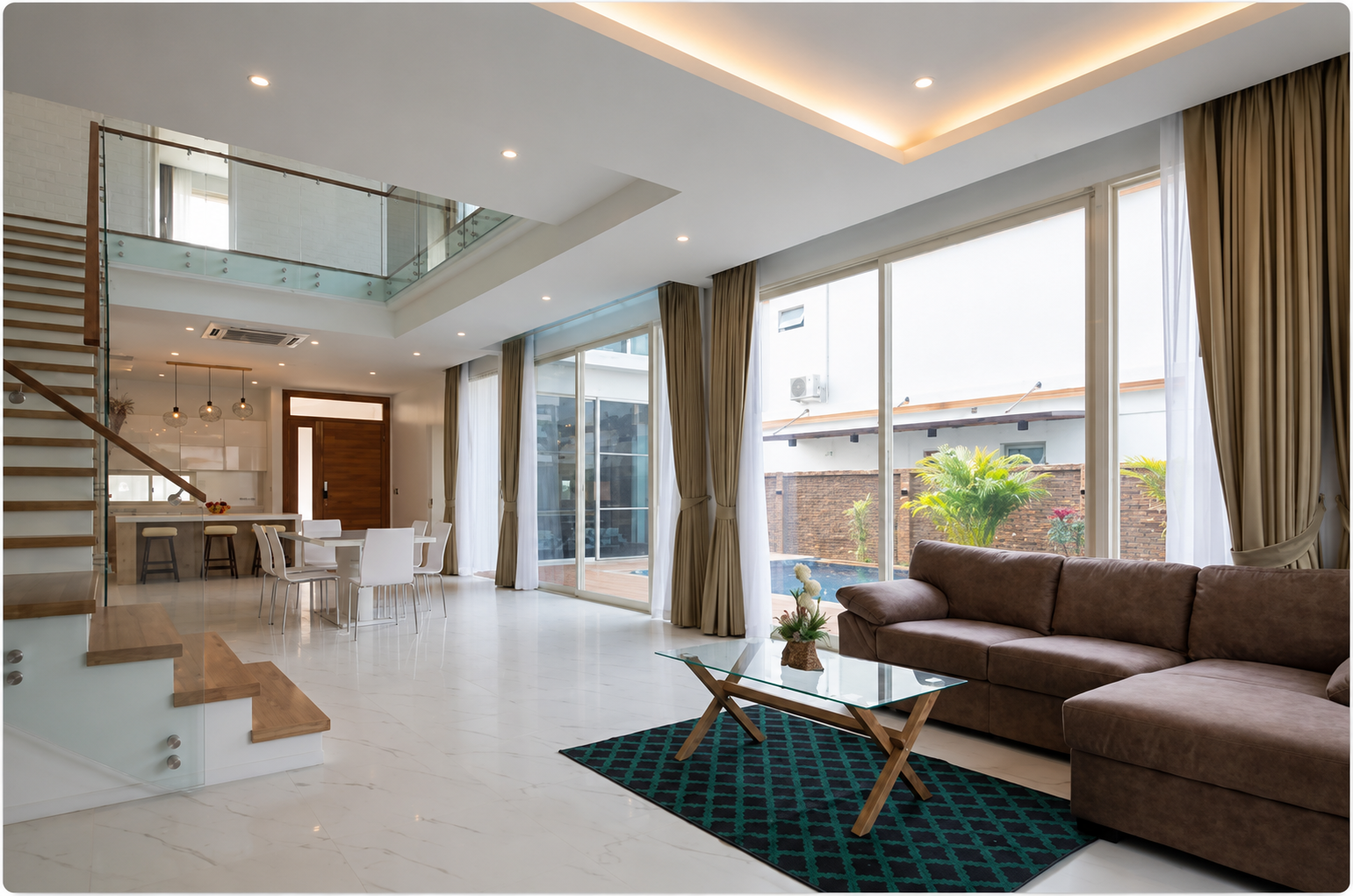 Aluminium Corner Slider Door